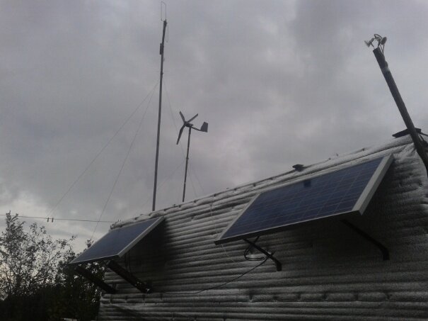 электростанция своими руками на солнечных панелях и ветрогенераторе